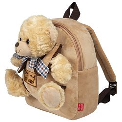 Ruksak mini s odvojivim plišancem Belly Bear Perletti 13042