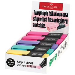 Signir 1-5mm mini TXTLNR Pastel 2 kart.kutija pk10 Faber Castell 154212 sortirano!!