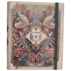 Organizer 18x23cm 108L spiralni s gumicom Flowers Marker 1803