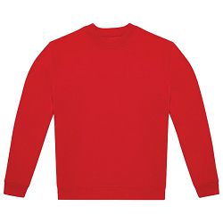 Majica dugi rukavi B&C ID.332 Crew 280g crvena 2XL