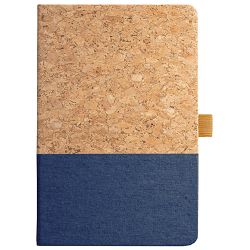 Notes A5 crte 96L šamoa crte pluto i tkanina Stricker KLEE 93277104 plavi