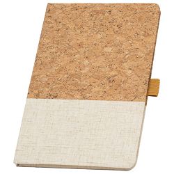 Notes A5 crte 96L šamoa crte pluto i tkanina Stricker KLEE 93277150 svijetlo bež