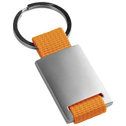 Privjesak za ključeve metal-textil Stricker 93077128 narančasti
