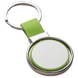 Privjesak za ključeve metalni - umjetna koža Stricker 93177119 svijetlozeleni