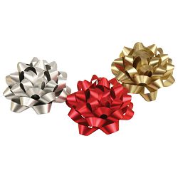 Mašna ukrasna samoljepljiva 80mm Dallas Prasent 71930-099 sortirano