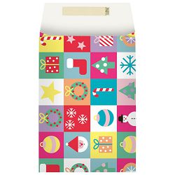 Vrećice-kuverte ukrasne strip novogodišnje 17,5x4x25cm pk10 Stewo 5239 25
