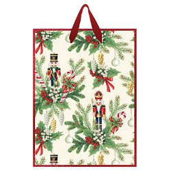 Vrećice ukrasne 26,5x33x13cm novogodišnje Cream Interdruk