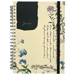 Blok kolegij A4 crte 120L s gumicom Floral Marker 2436