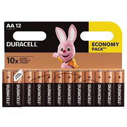 Baterija alkalna 1,5V AA Basic pk12 Duracell LR6 blister