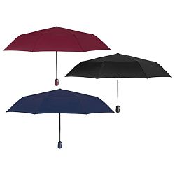 Kišobran automatik (otvaranje+zatvaranje) sklopivi s plastičnom drškom Extra Slim Time Perletti 26436sort