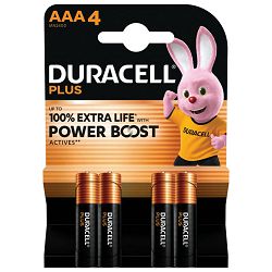Baterija alkalna 1,5V AA Plus Boost pk4 Duracell LR6 blister