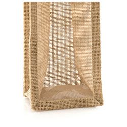 Vrećice za vino juta 10.5x35.5x10cm Makito 3480 s prozorčićem