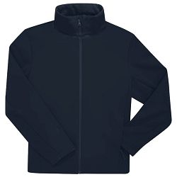 Jakna zip unisex B&C Reset 3Lr Softshell tamno plava L