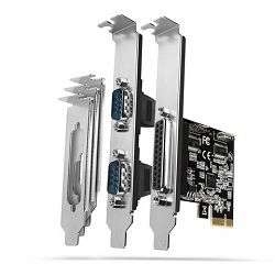 AXAGON PCEA-PSN PCI-Express Adapter,1x Parallel+2xSerial+LP