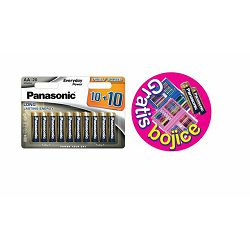 PANASONIC baterije LR6EPS/20BW 10+10F + kreativni set za bojanje plavi