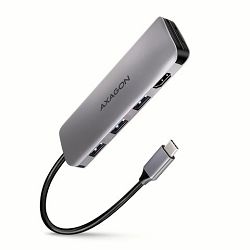 USB HUB AXAGON HMC-HCR3A 3xUSB-C 3.2 + HDMI, 20cm