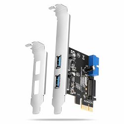 AXAGON PCEU-232VLS PCIe Adapter USB 3.2Gen1 x4 (2xfront + 2xinternal)