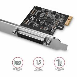 CON PCIe 2.0 -> DB25F Para x1, PCEA-P1N, AXA