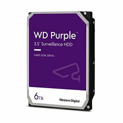 HDD Interni WD Purple Surveillance 6TB 3,5" SATA WD64PURZ