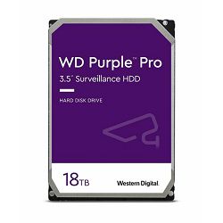 HDD Interni WD Purple Pro Surveillance 18TB 3,5" SATA WD181PURP