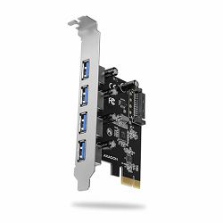 AXAGON PCEU-430VL PCIe Adapter 4x USB3.2