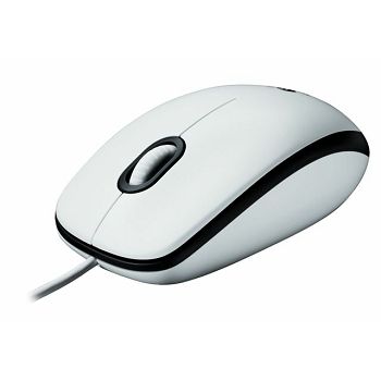 Miš žični Logitech M100 white