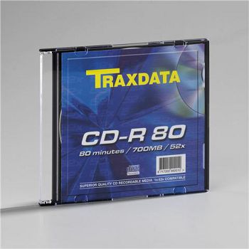 TRAXDATA OPTIČKI MEDIJ CD-R SLIM BOX 1