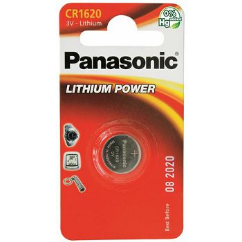 PANASONIC baterije CR-1620EL/1B Lithium Coin