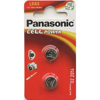 PANASONIC baterije LR-44EL/2B Micro Alkaline