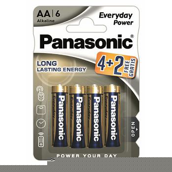 PANASONIC baterije LR6EPS/6BP 4+2F