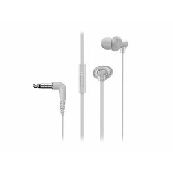 PANASONIC slušalice RP-TCM130E-W bijele, in ear, mikrofon