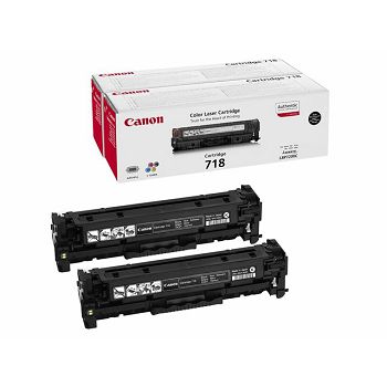 Canon toner CRG-718 BK TWINPACK