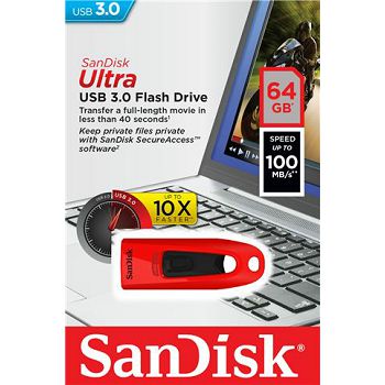 USB memorija Sandisk Ultra USB 3.0 Red 64GB