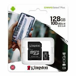 MEM SD MICRO 128GB Canvas Plus + ADP