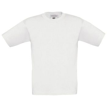 Majica kratki rukavi BC Exact Kids 150g bijela 34
