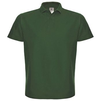 Majica kratki rukavi polo B&C ID.001 180g tamno zelena S 