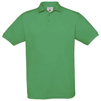 Majica kratki rukavi B&C Safran Polo 180g trava zelena M!!