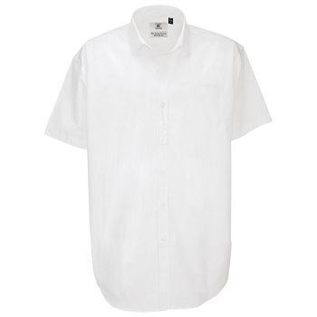 Košulja muška kratki rukavi BC Heritage 120g bijela L