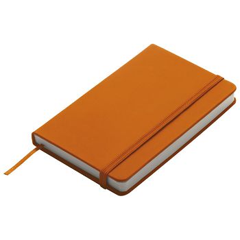 Notes  9x14 cm čisti 95L s gumicom Lübeck narančasti