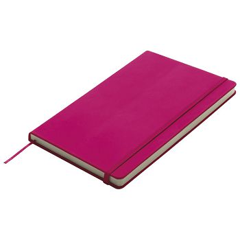 Notes 13x21 cm čisti 95L s gumicom Kiel rozi