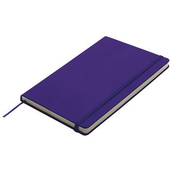 Notes 13x21 cm čisti 95L s gumicom Kiel ljubičasti