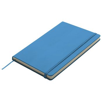 Notes 13x21 cm čisti 95L s gumicom Kiel svijetloplavi