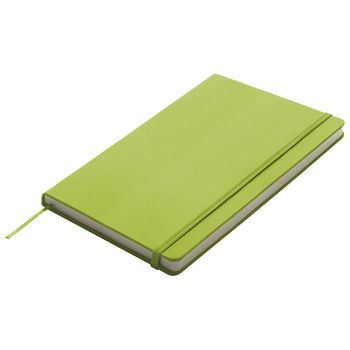 Notes 13x21 cm čisti 95L s gumicom Kiel svijetlozeleni