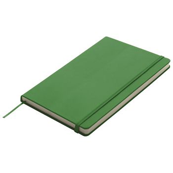 Notes 13x21 cm čisti 95L s gumicom Kiel zeleni
