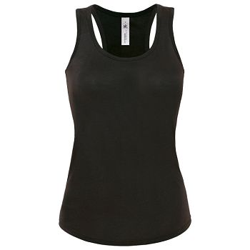 Majica bez rukava ženska B&C Patti Classic 120g crna M!!