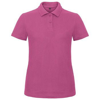 Majica kratki rukavi polo B&C ID.001/women 180g roza M