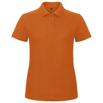 Majica kratki rukavi polo B&C ID.001/women 180g narančasta M