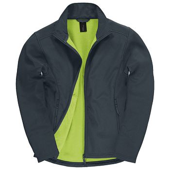 Jakna zip unisex B&C ID.701 Softshell tamno plava S