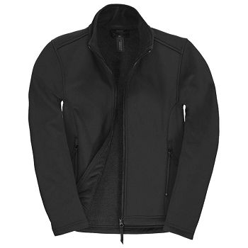 Jakna zip ženska B&C ID.701 Softshell/women crna M