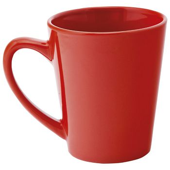 Šalica 350ml keramička crvena!!